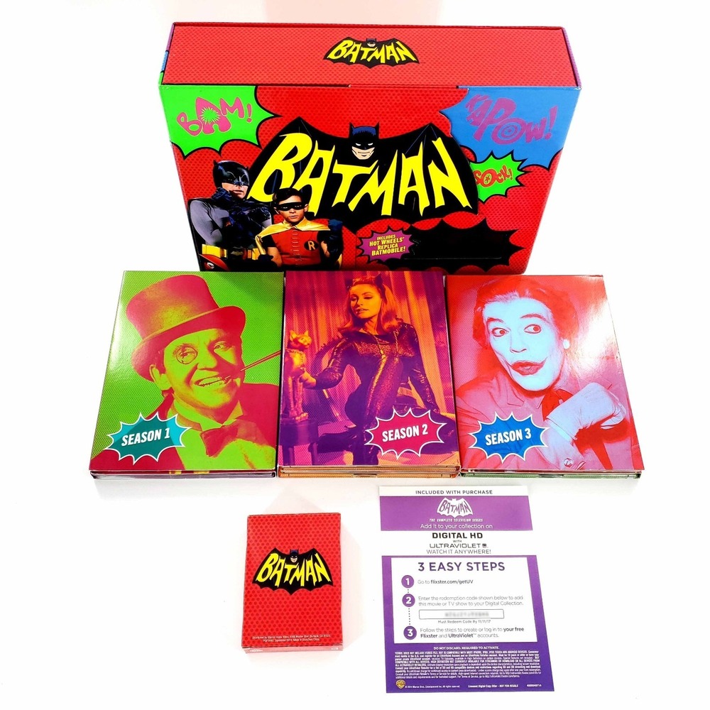 Batman: The Complete Series Blu-ray 2014 13-Disc Set Limited Edition MISSING CAR